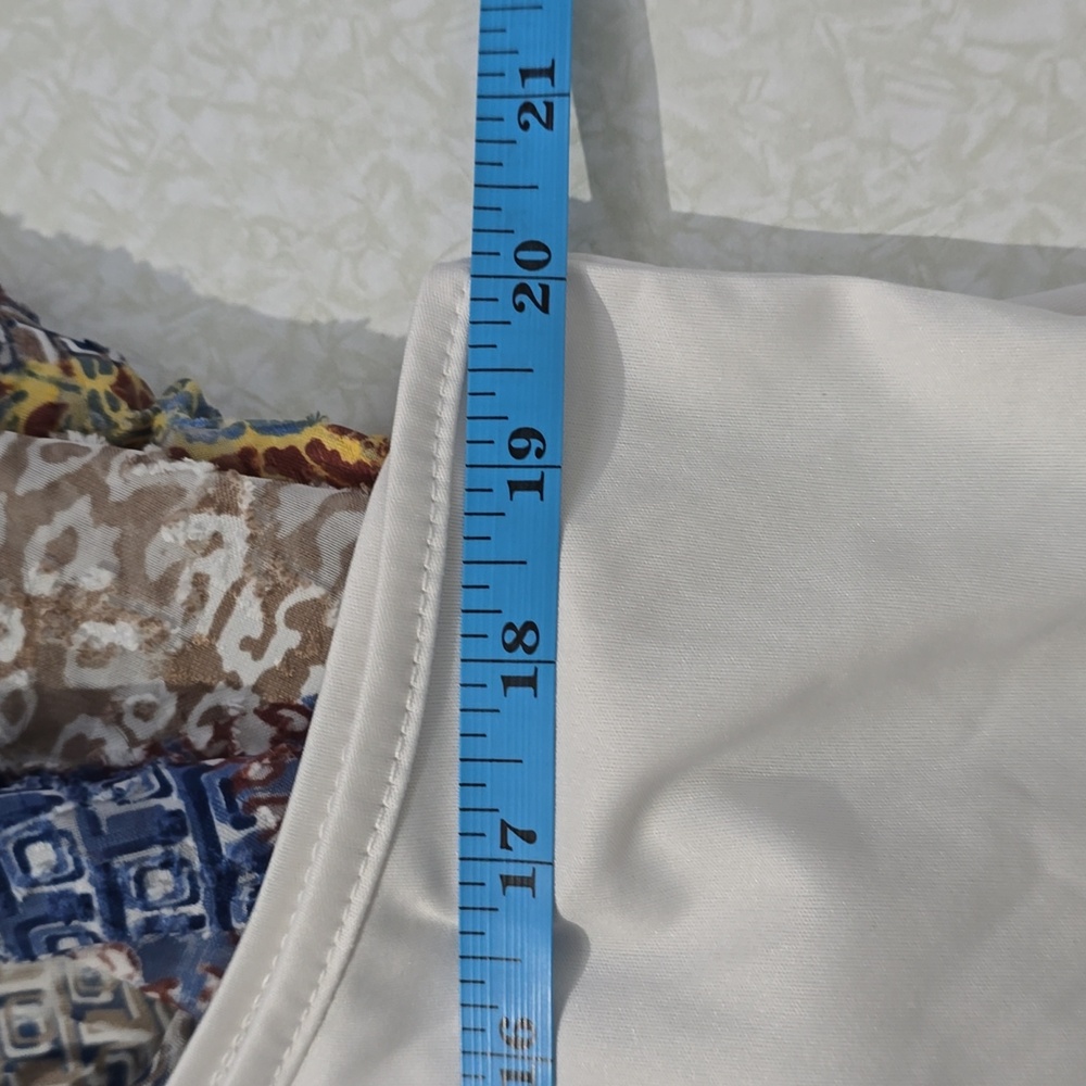 Cupio‎ Women’s Multicolor Patchwork Print Blouse … - image 14